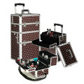 Large Professional Aluminum Cosmetic Trolley Makeup Case Hb-3306